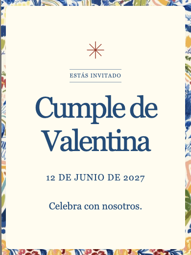 Invitación online Invitación: Brasil en Acuarela