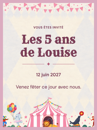 Cirque rose