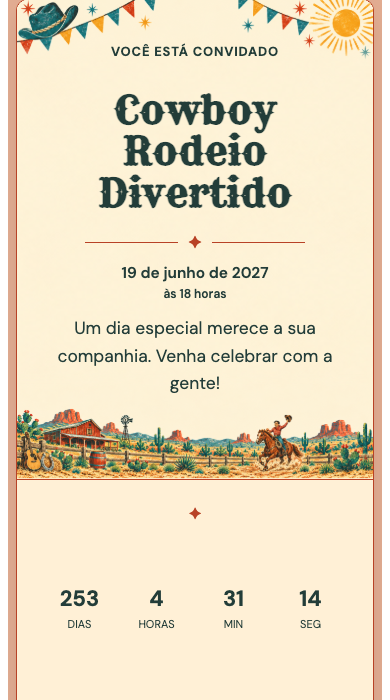 Miniatura do modelo Cowboy beim Rodeo