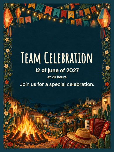 Digital invitation: Illuminated June Festival — Company parties