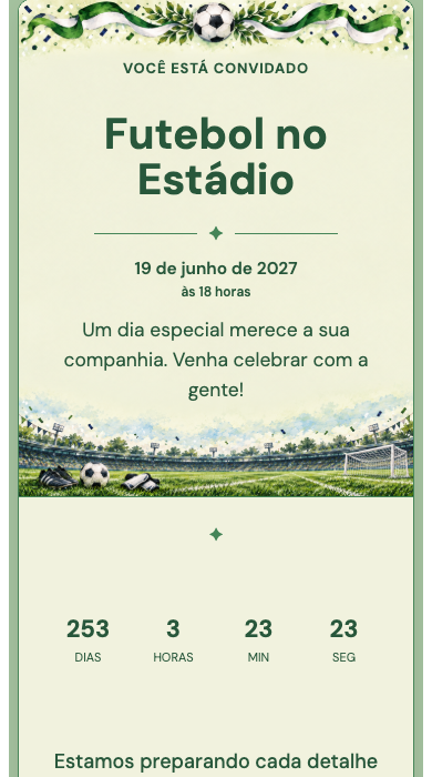 Miniatura do modelo Fußball im Stadion