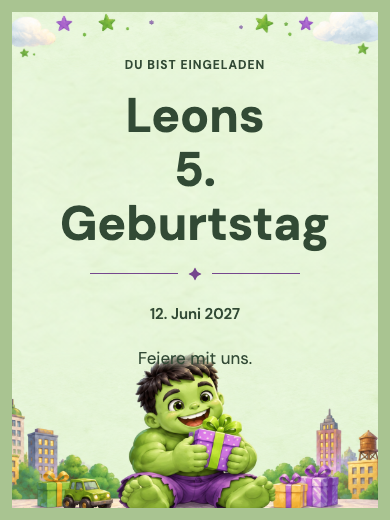 Hulk für Kinder