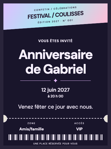 Billet Festival