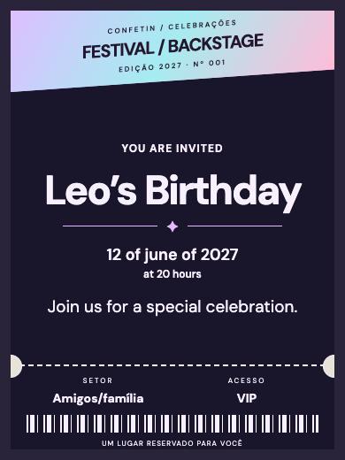 Festival Ticket