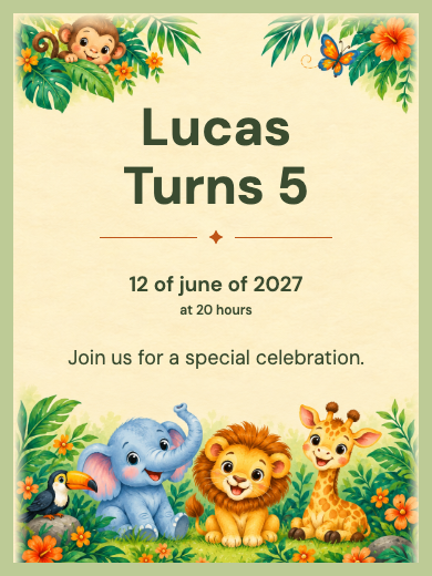 Cute Animal Safari