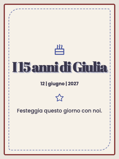 Invito digitale per i 15 anni: Scegli il tuo colore