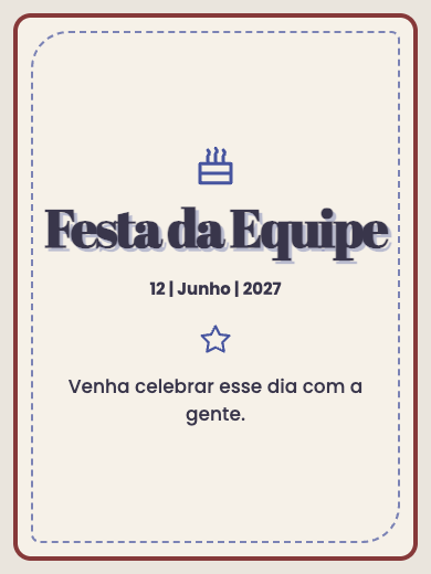 Convite digital: Escolha a Cor — Festas de empresa