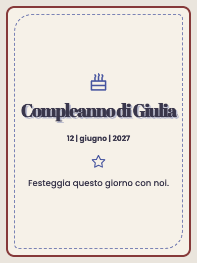 Invito digitale di compleanno: Scegli il tuo colore