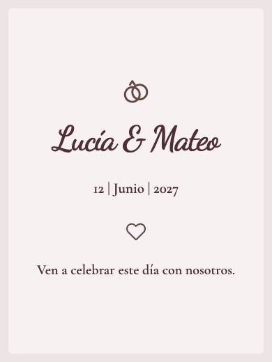 Invitación digital de boda: Floral Rojo Marsala
