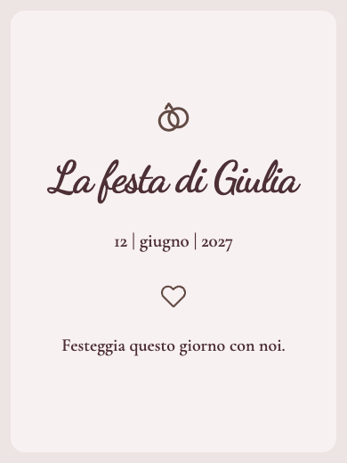 Invito digitale: Floreale marsala — Festa lingerie