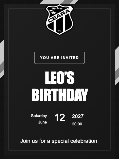 Ceará online invitation