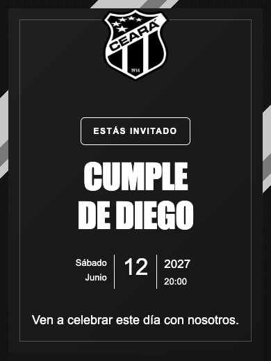 Invitación online Ceará