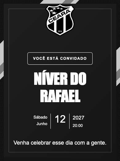 Convite online Ceará