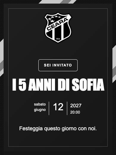 Invito digitale di compleanno: Ceará