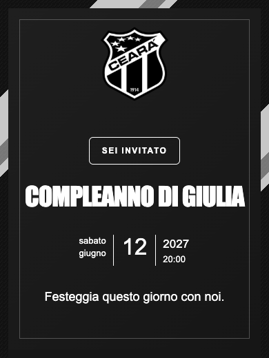 Invito digitale di compleanno: Ceará