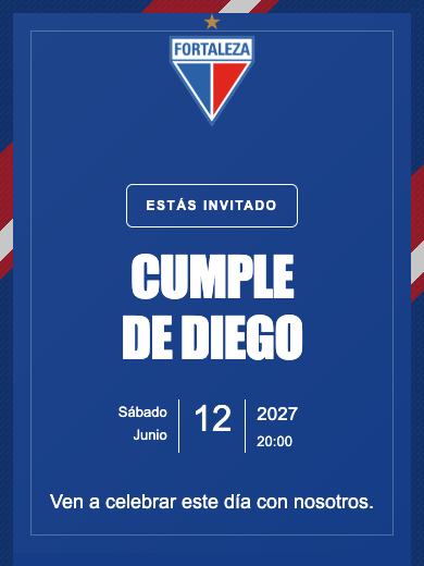 Invitación online Fortaleza