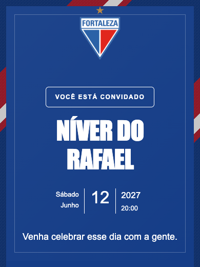 Convite online Fortaleza