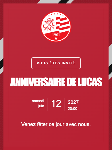 Invitation d’anniversaire numérique: Náutico