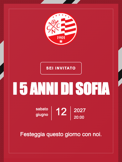 Invito digitale di compleanno: Náutico