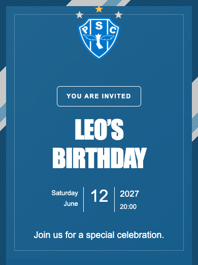 Paysandu online invitation