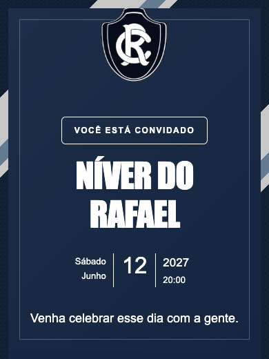 Convite online Remo