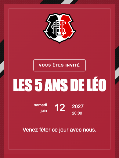 Invitation d’anniversaire numérique: Santa Cruz