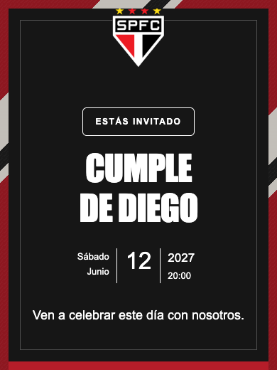 Invitación online São Paulo