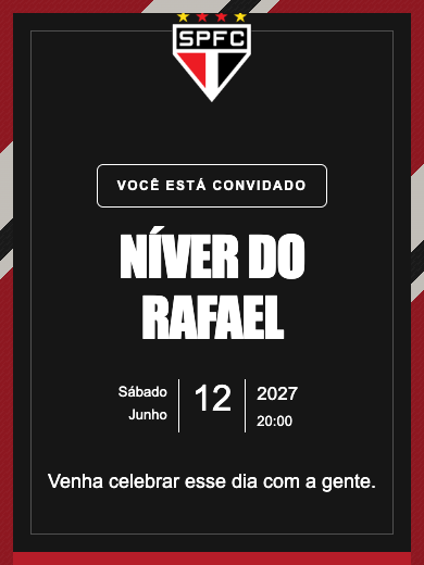 Convite online São Paulo