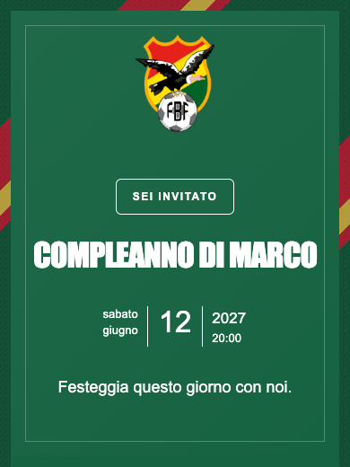 Nazionale · Bolivia