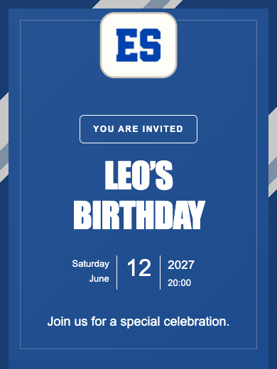 El Salvador National Team online invitation