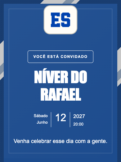 Convite online Seleção El Salvador