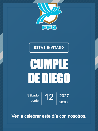 Invitación online Selección de Guatemala