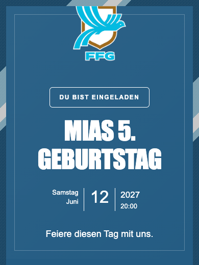 Digitale Geburtstagseinladung: Nationalteam · Guatemala