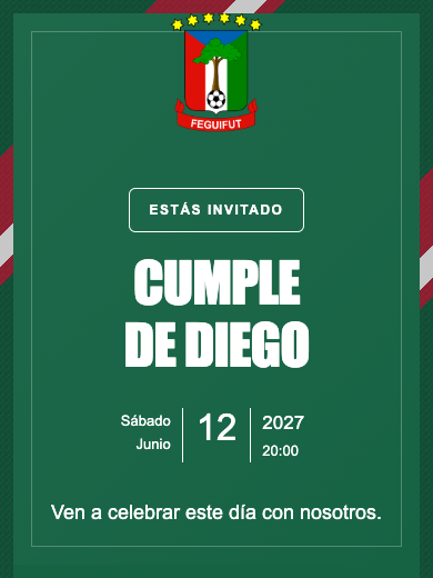 Invitación online Selección de Guinea Ecuatorial
