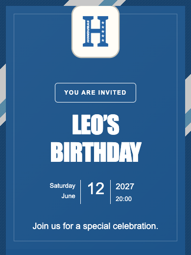 Honduras National Team online invitation