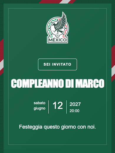 Nazionale · Messico