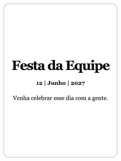 Convite digital: Padrão — Festas de empresa