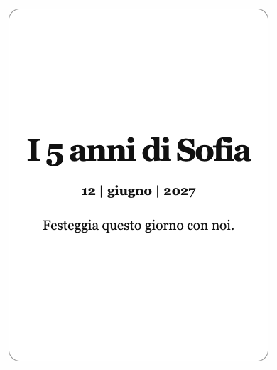 Invito digitale di compleanno: Invito semplice
