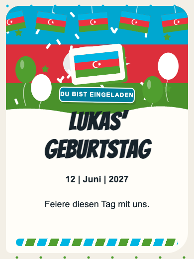 Digitale Einladung: Aserbaidschan — Länder