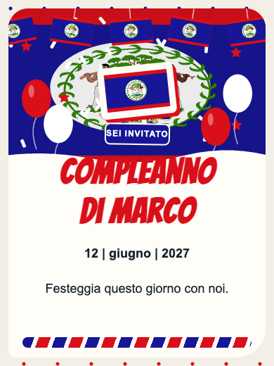 Invito digitale: Belize — Paesi