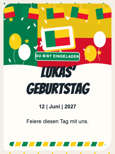 Digitale Einladung: Benin — Länder