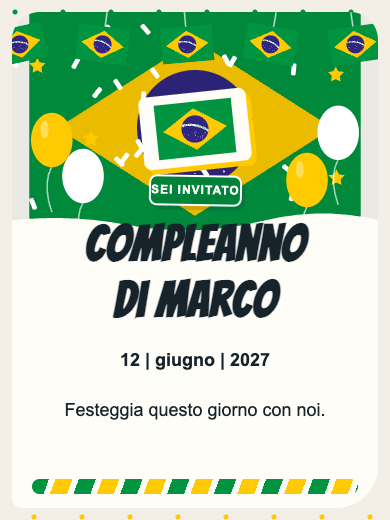 Invito digitale: Brasile — Paesi