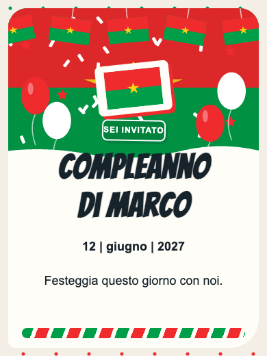 Invito digitale: Burkina Faso — Paesi