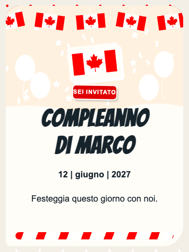 Invito digitale: Canada — Paesi