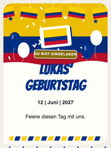 Digitale Einladung: Kolumbien — Länder