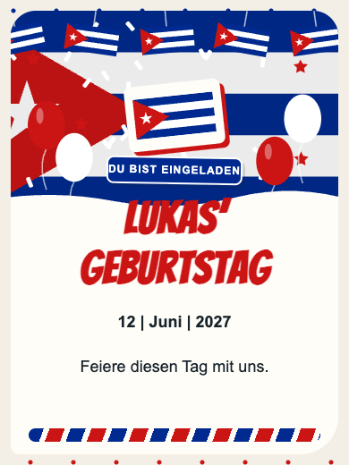 Digitale Einladung: Kuba — Länder