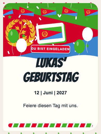 Digitale Einladung: Eritrea — Länder