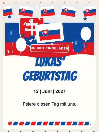 Digitale Einladung: Slowakei — Länder