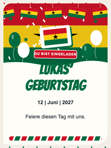 Digitale Einladung: Ghana — Länder