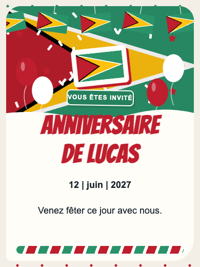 Invitation numérique: Guyana — Pays